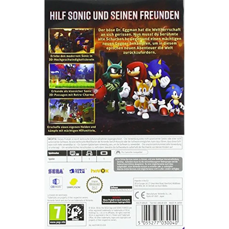Sonic Forces (Bonusedition) (Switch) – Bild 2