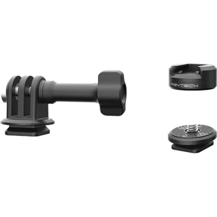 PGYTECH CapLock Action Kamera Schnellverschluss Set, 1/4 Zoll Adapter mit doppeltem Verriegelungsmechanismus und Schnellwechselplatte – Bild 1