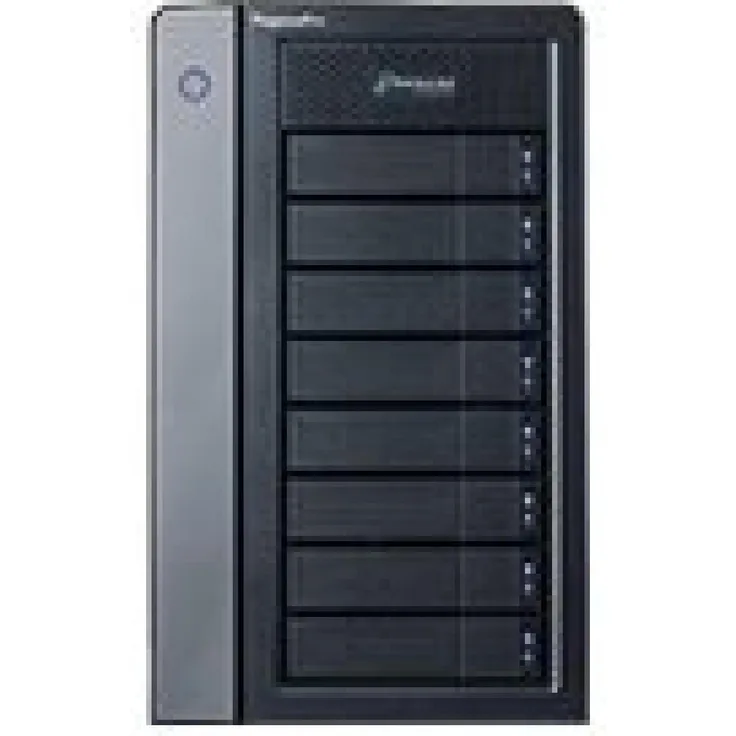 Promise PegasusPro R8, NAS mit 64TB (8 x 8TB SATA HDD), Intel Core i5, 32GB RAM, Hot-Swap, RAID Unterstützung