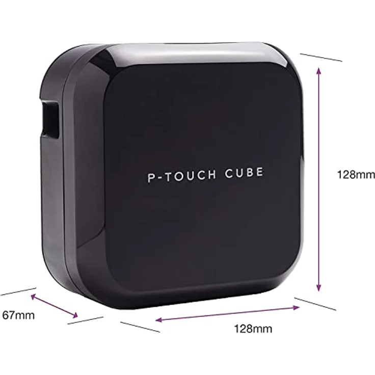 Brother PT-P710BT Etikettendrucker, P-Touch Cube Plus, Etikettierer, Verbindbar (PC und Bluetooth) – Bild 3