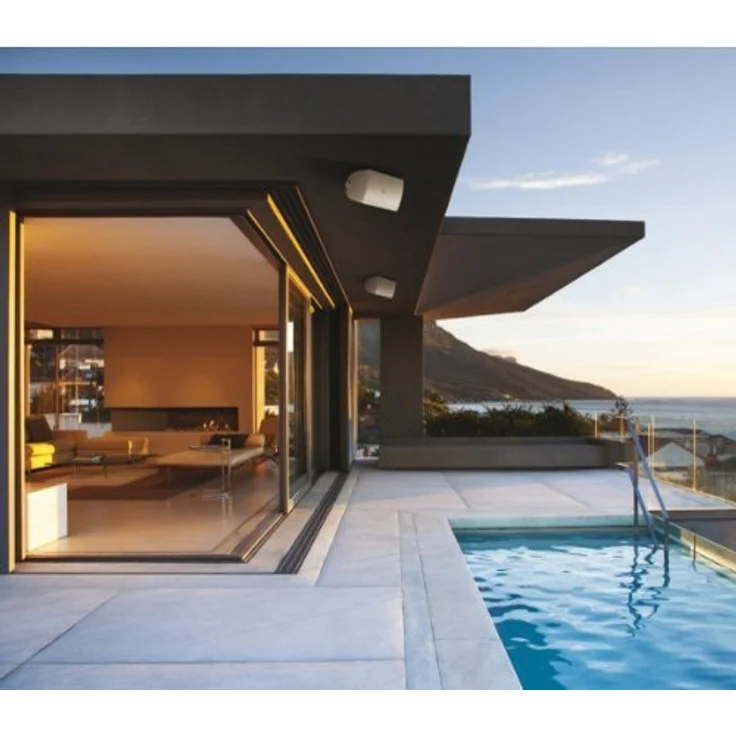 Yamaha NS-AW294 (WH) 2-Wege Außenlautsprecher paar (100 Watt, 87dB) weiß Außenlautsprecher weiß – Bild 4