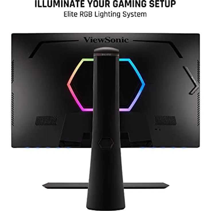 Viewsonic XG320U 32 Zoll Gaming Monitor, 4K UHD, IPS-Panel, 144 Hz, 1 ms, FreeSync Premium Pro, HDR 600, RGB Beleuchtung, HDMI 2.1, höhenverstellbar, Schwarz - PS5/Xbox Konsole ready – Bild 4