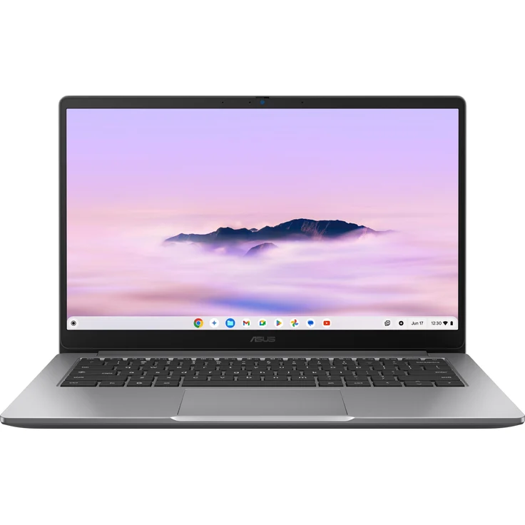 ASUS Chromebook CX3, 14" FHD Notebook mit Intel Core 3 N355, 8 GB RAM, 128 GB SSD, Grau – Bild 1