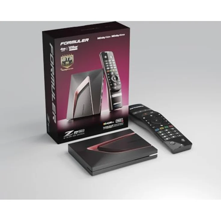 Formuler Z 12 Ultra, Streaming Box mit 128 GB, Android 12, 4K bei 60 FPS, HDR10+, Schwarz – Bild 1