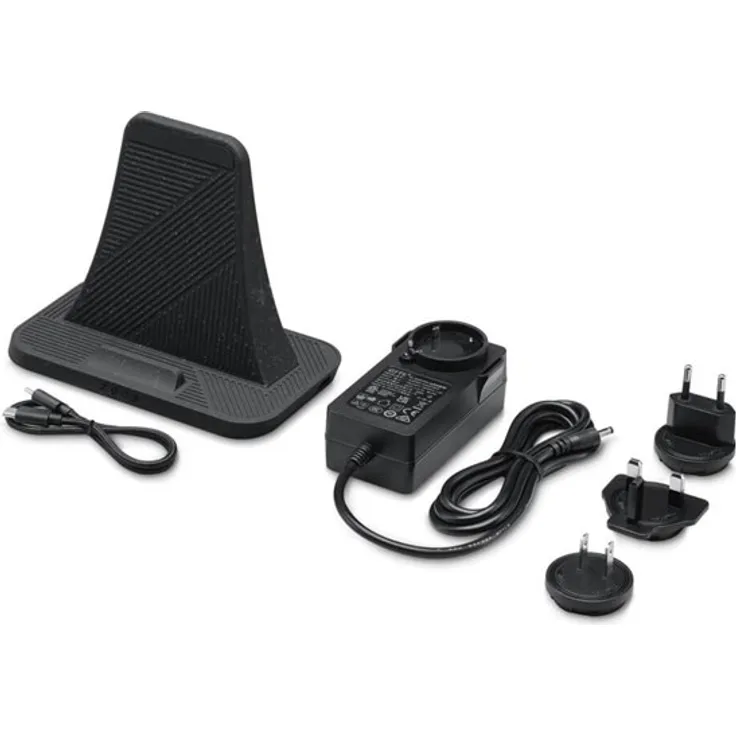 ZENS 60W iPad/MacBook Air Charging Stand, Ladeständer mit AC-Netzteil, Schwarz