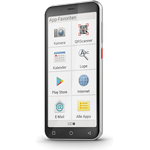 PEAQ PSP 500 Smartphone mit 64 GB Speicher, Schwarz