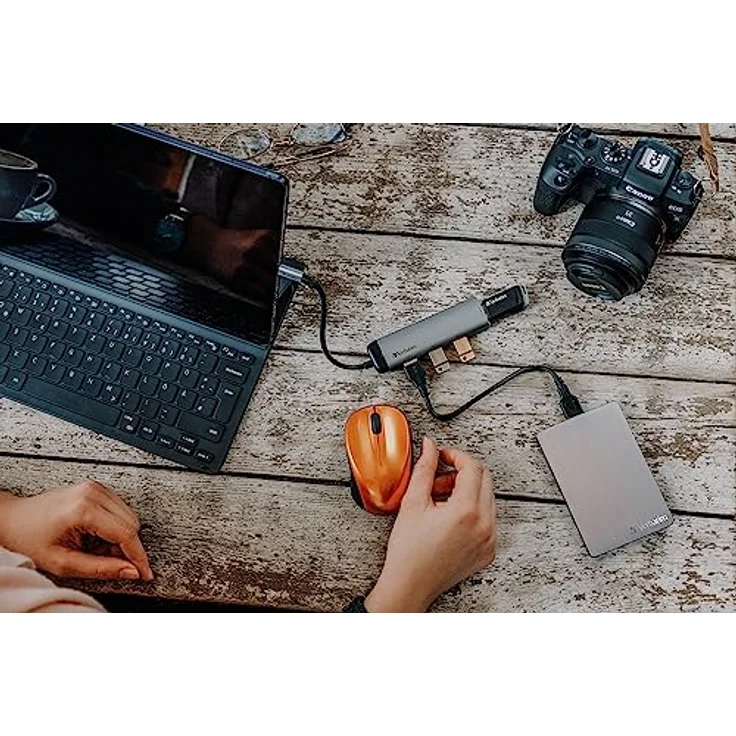 Verbatim Store 'n' Click USB-Stick - 32 GB, USB 3.2 Gen. 1, Verriegelungsmechanismus zum Klicken, schwarz – Bild 4