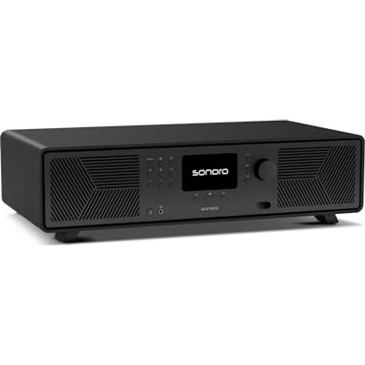Sonoro Avaton, DAB+ Internetradio mit WLAN, Bluetooth und Chromecast, Schwarz – Bild 1