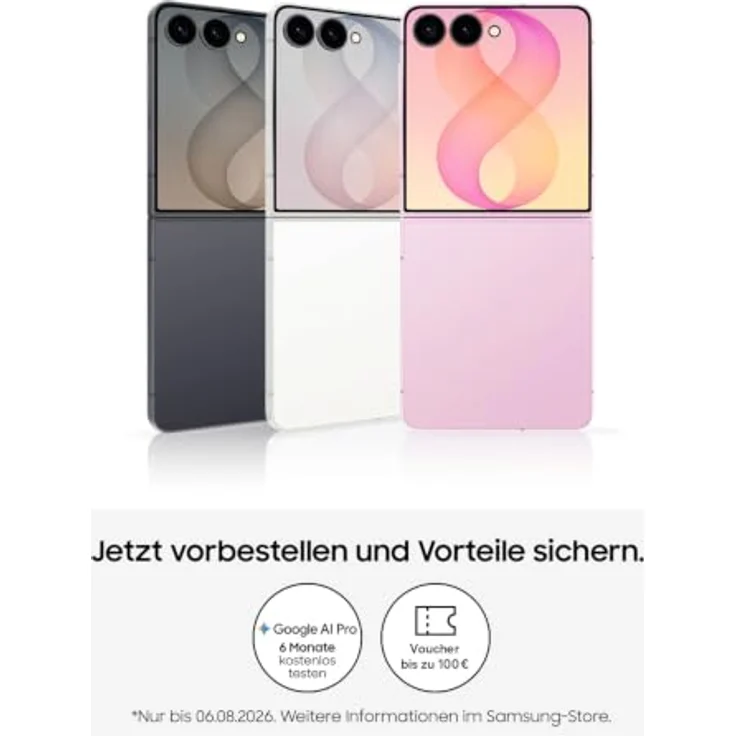SAMSUNG Galaxy Z Flip8, 256 GB, Cream, Dual SIM Smartphone – Bild 2