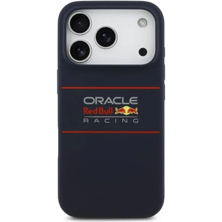 Red Bull Silicone MagSafe Hülle für iPhone 17 Pro Max, Navy Blue, mit horizontalem Logo – Bild 3