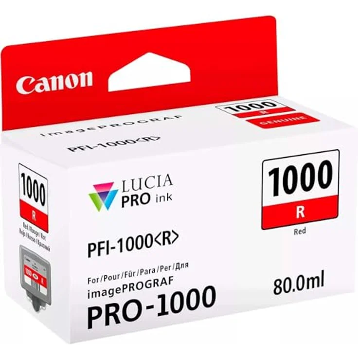Canon PFI-1000 R original Tintenpatrone Rocho para Impresora Fotográfica PRO-1000 – Bild 2