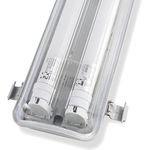 LED-Feuchtraumleuchte 120 cm mit 2 LED-Röhren, IP65, 4.000 K, 36 W, 3.780 Lumen