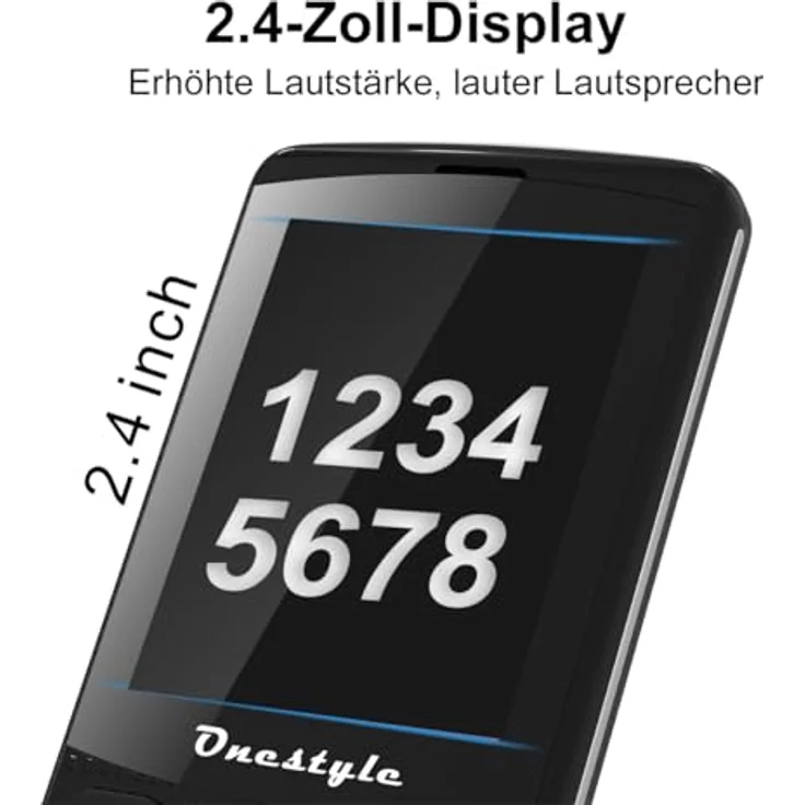 Onestyle B10, Seniorenhandy mit großem Farbdisplay, FM-Radio und Taschenlampe – Bild 5