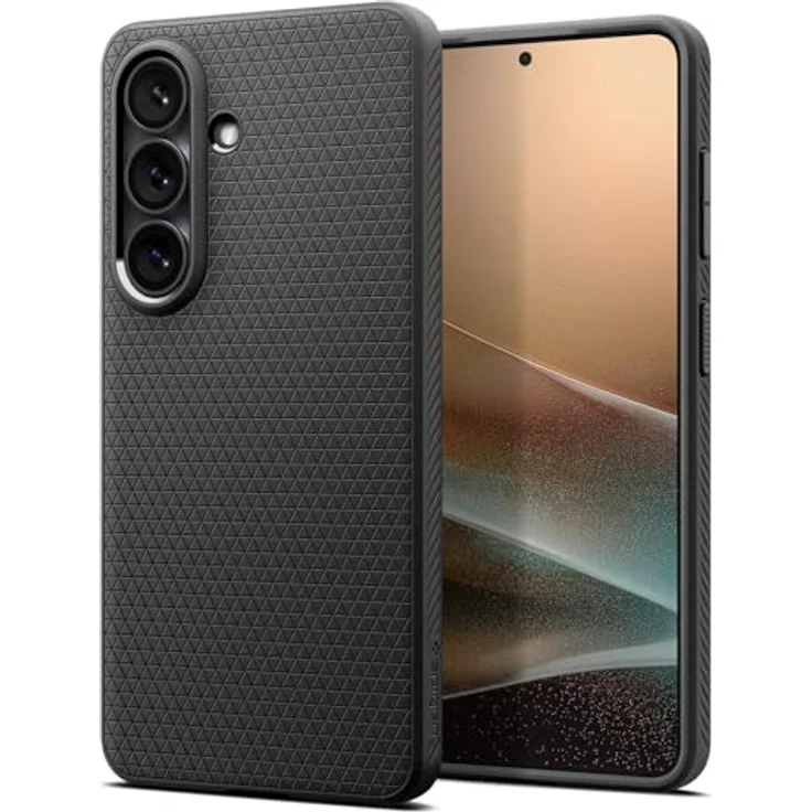 Spigen Liquid Air Hülle für Samsung Galaxy S26, stoßdämpfender TPU-Schutz, Anti-Rutsch Design – Schwarz – Bild 1