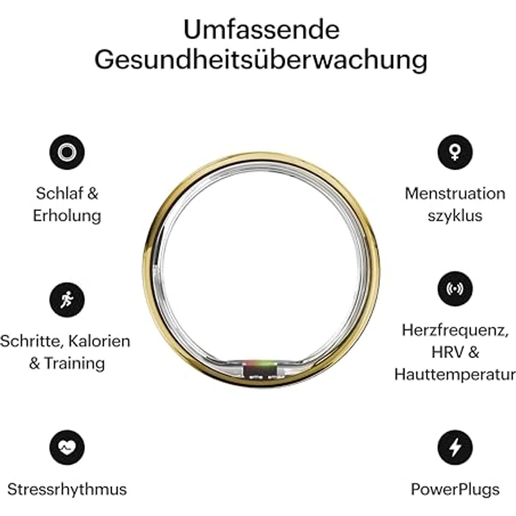 Ultrahuman Ring Air, Gold, Ringgröße 11, Wearables-Zubehör – Bild 3