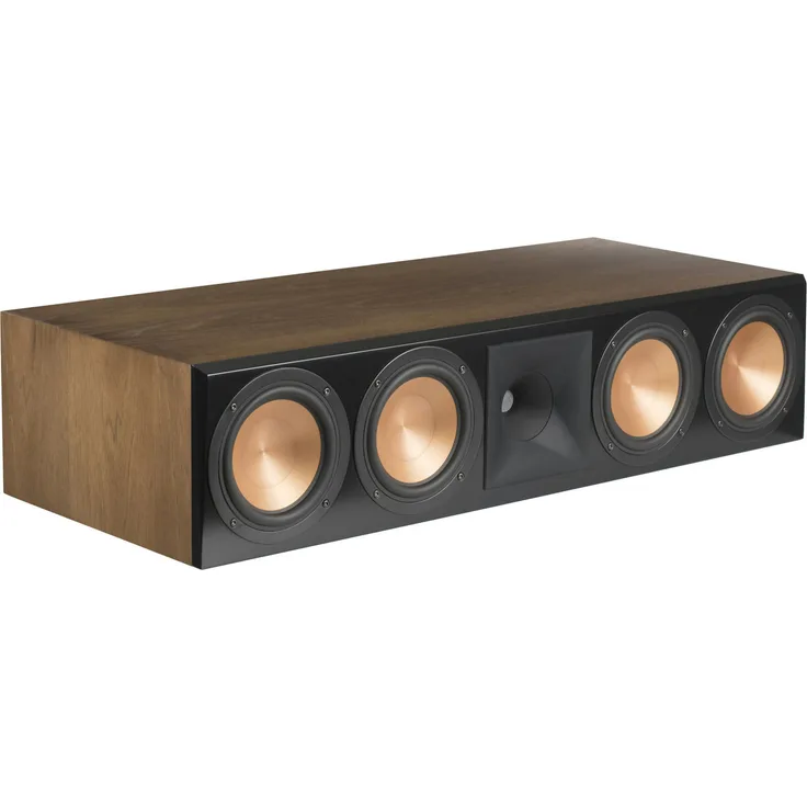 Klipsch RC-64 III, Centerlautsprecher mit Tractrix Horn und Cerametallic-Tieftöner, Walnuss