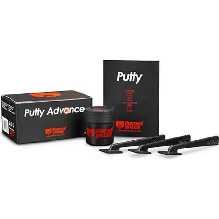 Thermal Grizzly TG Putty Advance – Elektrisch nicht leitender Wärmeleitknete für GPU-Modding und Wärmeleitpad-Ersatz, 30 g, flexibler Spaltfüller für optimale thermische Leistung – Bild 1