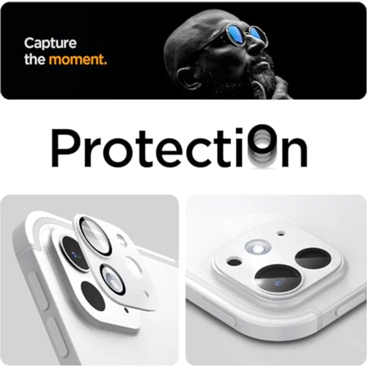 Spigen Glas.tR EZ Fit Optik Metal Kameraschutz kompatibel mit iPad Pro 13/11 Zoll M4 (2024), Silber, Volle Abdeckung, 9H Härte Folie – Bild 3