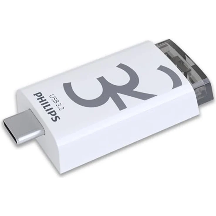 Philips Click Edition USB-C Anschluss USB 3.2 Gen 1 USB-Flash-Laufwerk 32 GB für PC, Laptop, Smartphone, Tablet mit USB-C-Anschluss, Lesegeschwindigkeit bis zu 120 MB/s – Bild 1