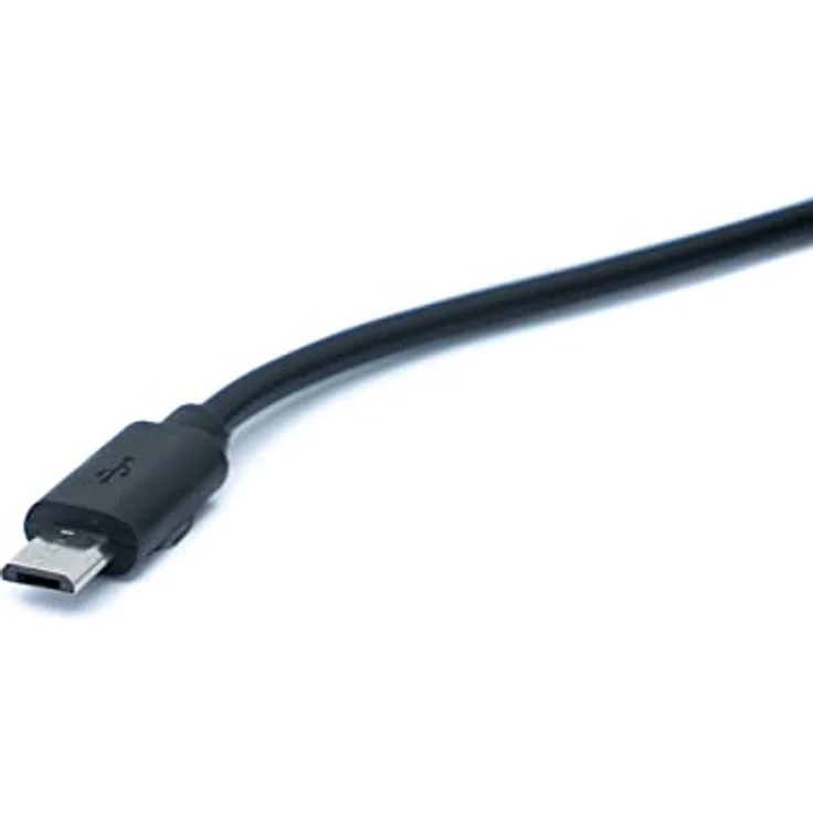 System-S USB 2.0 Kabel 5 m Micro B Stecker zu Typ A Stecker Ladekabel 5m Schwarz – Bild 3