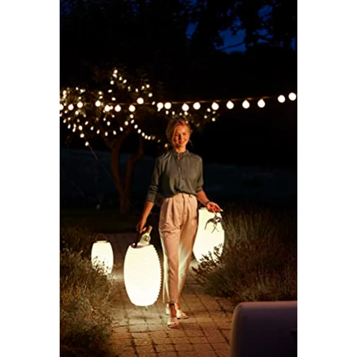 Kooduu Synergy 65 - Tragbarer Bluetooth-Lautsprecher, dimmbares LED-Lampe und Weinkühler - Musik und Licht für den Innen- und Außenbereich, wie Partys, Dinner und Feiern Aller Art – Bild 5