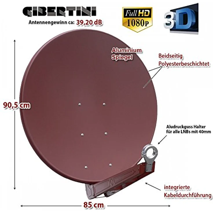Gibertini OP 85 SE ziegelrot – Bild 3