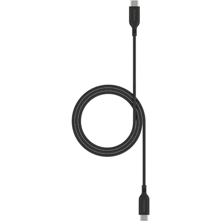 ZAGG mophie Essentials USB-C auf USB-C Schnellladekabel, 60W Leistung, 1m, langlebig, strapazierfähig, schwarz