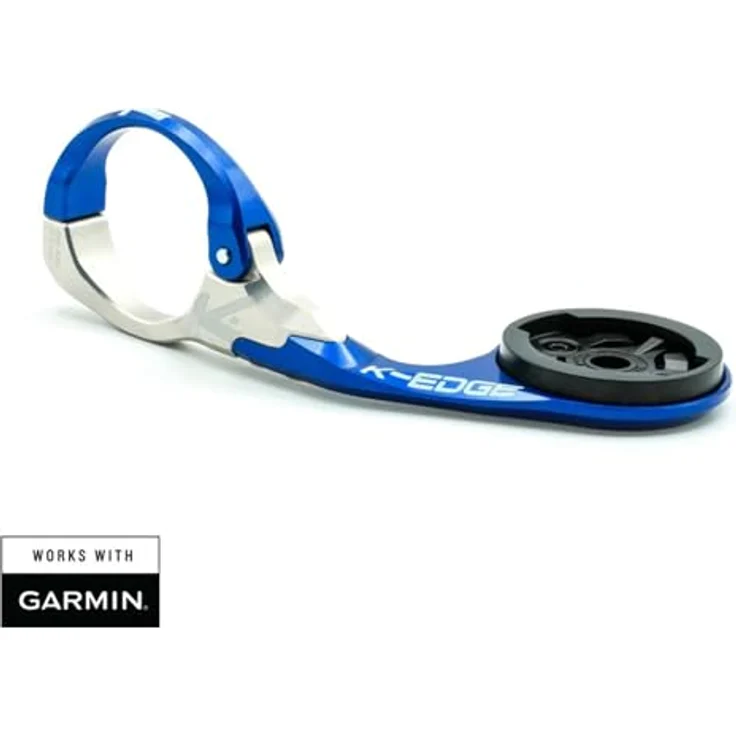 K-Edge Garmin Race Mount Lenkerhalterung blau 31,8mm – Bild 3