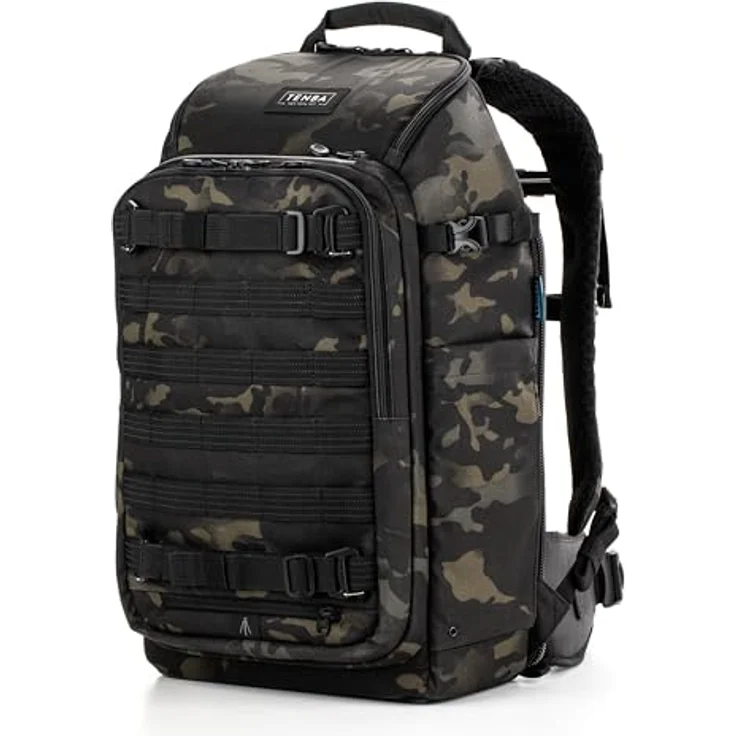 Tenba Axis V2, Fotorucksack 20 l für 1-2 Kameras und bis zu 7 Objektive, gepolstertes Laptopfach für 14-Zoll-Laptop, Schwarz – Bild 1