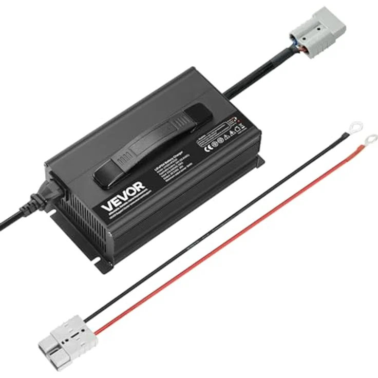 VEVOR 24 V 20 A Lithium-Batterieladegerät mit 29,2 V DC Ladespannung, Anderson-Anschluss und 0-V-Aktivierung für LiFePO4-Deep-Cycle-Akkus von Booten und Wohnmobilen – Bild 1