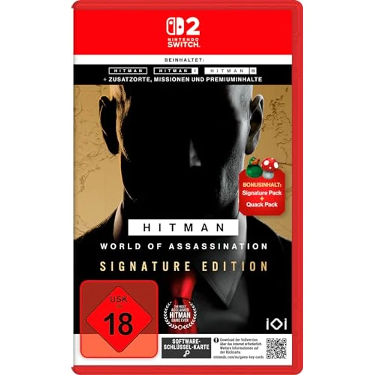 IOI Partners HITMAN World of Assassination - Signature Edition, 3 Spiele in 1 mit über 100 Stunden Spielzeit und exklusivem DLC für Nintendo Switch 2 – Bild 1
