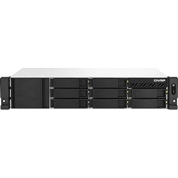 Qnap NAS-kompatibel TS-873AeU-4G 0/8HDD, Schwarz – Bild 1