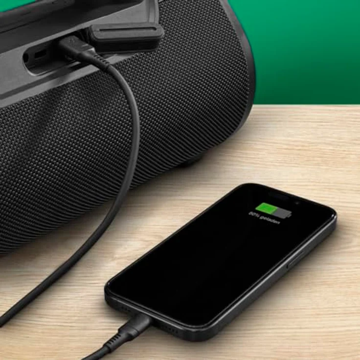 Hama Mate Pro MK II, Bluetooth Lautsprecher mit IPX6 Spritzwasserschutz, 60 Watt Nennleistung, 16 h Akkulaufzeit, Schwarz – Bild 11
