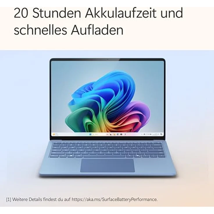Microsoft Surface Laptop 7. Edition, 13.8” Touchscreen, Snapdragon® X Elite (12 Kerne), 16GB RAM, 512GB SSD, Saphirblau – Bild 4