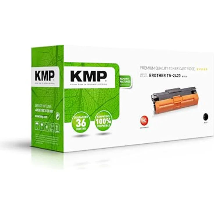 KMP Tonerpatrone B-T116, schwarz, ersetzt Brother TN2420 für 3000 Seiten, geeignet für Brother Druckermodelle