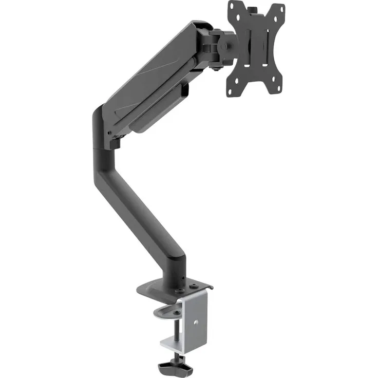 Akyga AK-MB-05 Gasfeder Monitor-Tischhalterung, 81,3 cm (32 Zoll), Schwarz, neigbar, rotierbar, schwenkbar, VESA-kompatibel