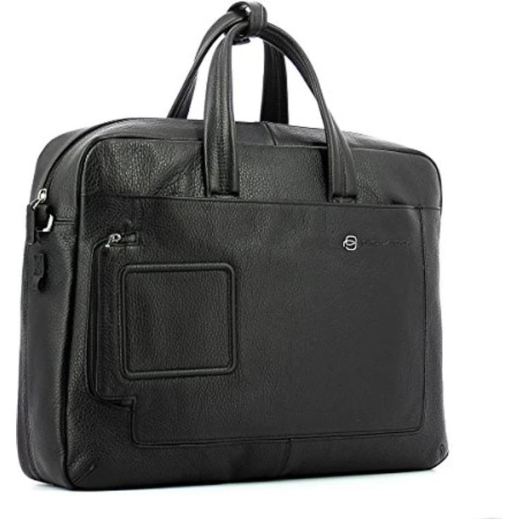 Piquadro Unisex-Erwachsene OUTCA3147VI/N Aktentasche mit Zwei Griffen mit PC iPadiPadAir-Halterung, Nero – Bild 2