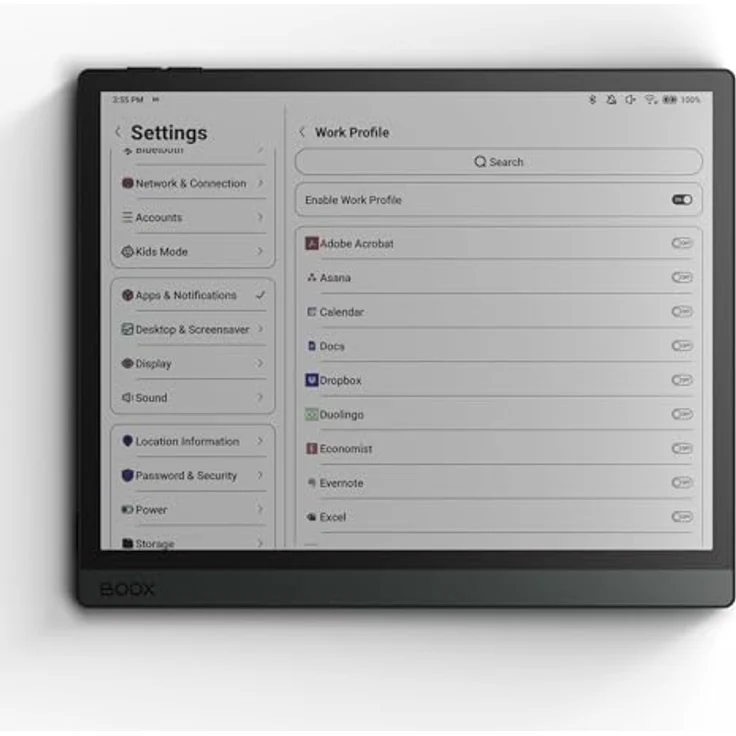 Onyx Boox Tab Ultra C Pro (10.30", 128 GB, Schwarz), eReader, Schwarz – Bild 8