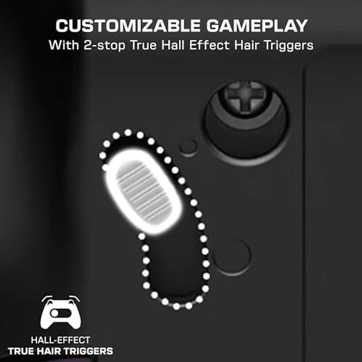 Turtle Beach Rematch Advanced Wired (2025), Gaming Controller für Xbox One S/X und Windows, ergonomisches Design in Violett, programmierbare Tasten, USB Typ-C Verbindung – Bild 4