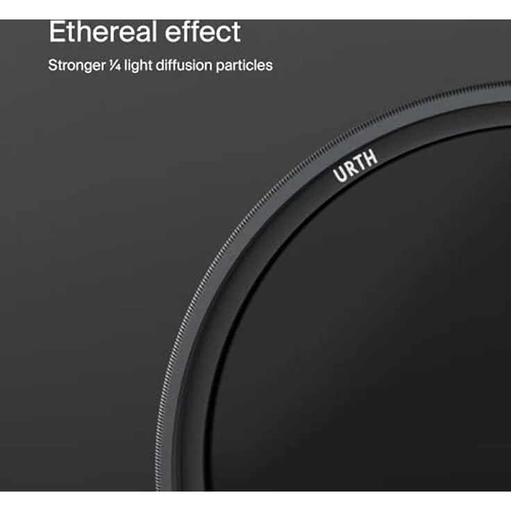 Urth 39mm Magnetic Ethereal Black Mist ¼ Diffusionsfilter (Plus+) - Stärkere Diffusion, Farbneutral, Filmeffekt – Bild 3