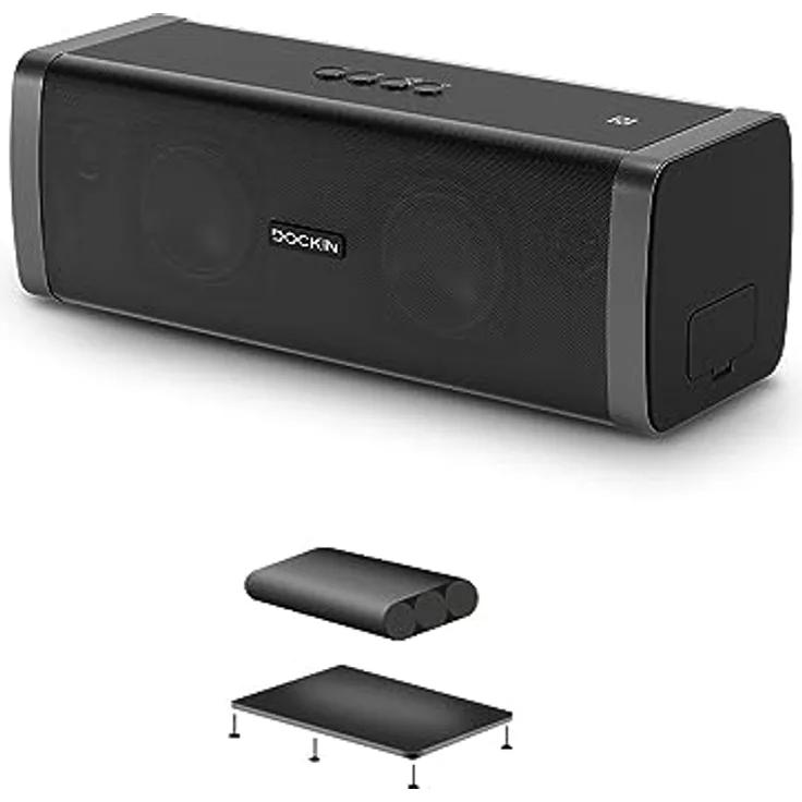 DOCKIN Ersatzakku für D FINE EVO Hi-Fi Bluetooth Lautsprecher | D FINE EVO Bluetooth Speaker Akku | Austausch-Akku - Preisvergleich
