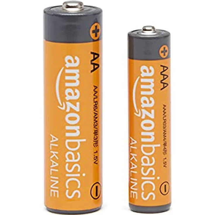 Amazon Basics Leistungsstarke AA- und AAA-Batterien im Vorteilspack, 24 AA-Batterien und 24 AAA-Batterien, 48 Stück – Bild 2