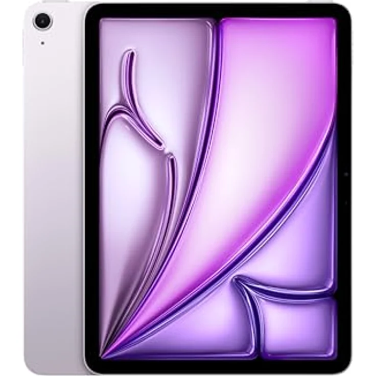 Apple 11" iPad Air 2024 (M2): Liquid Retina Display, 12 MP Querformat Frontkamera/12 MP Rückkamera, Touch ID, Batterie für den ganzen Tag – WLAN 6E, 256 GB, Violett – Bild 1