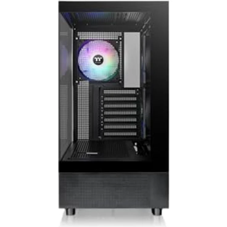 Thermaltake View 270 Plus TG ARGB | Mid Tower Chassis | Black mit Tempered Glass Panels und 360-mm-Radiator Unterstützung – Bild 2