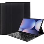 Cazy Tastatur Hülle Kompatibel mit Samsung Galaxy Tab S10 Ultra / S9 Ultra - Magnetisch Abnehmbare Tastatur - PU-Leder Schutzhülle - Azerty Layout