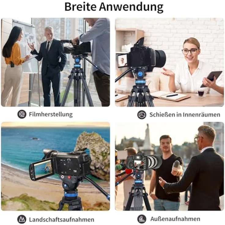 SIRUI AM-25S Einsteiger Videostativ mit Neigekopf – Bild 11