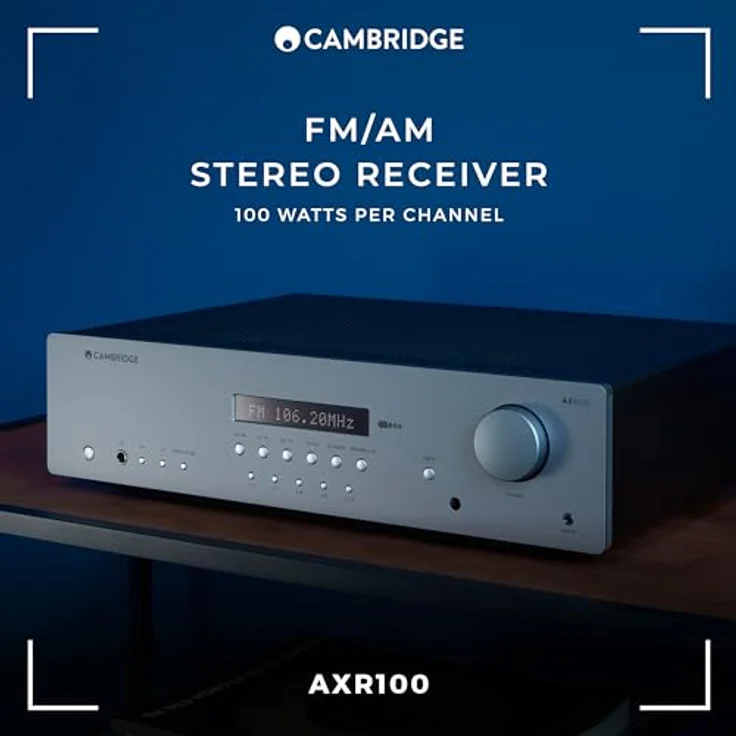 Cambridge AXR 100 Receiver Lunar Grey Stereoreceiver #5055300418104 – Bild 3