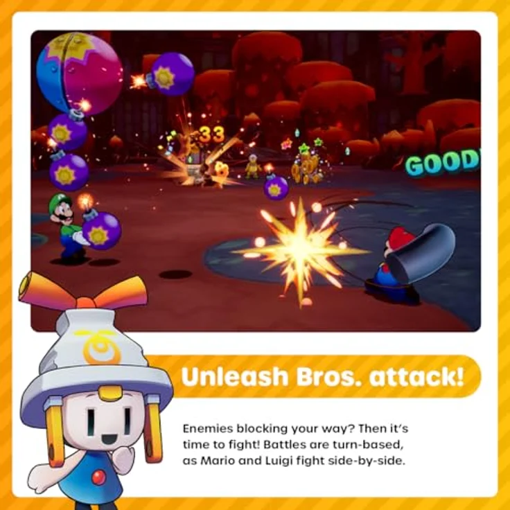 Nintendo Mario & Luigi: Bruderschaft, Nintendo Switch Game mit Insel-Hüpf-Abenteuer – Bild 5