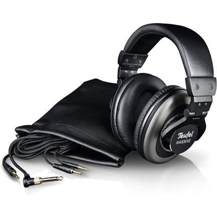 Teufel Massive HiFi-Kopfhörer, bassstark, 50-mm-Treiber, klappbar, DJ-tauglich, mit abnehmbarem Kabel und hoher Geräuschdämpfung – Bild 2