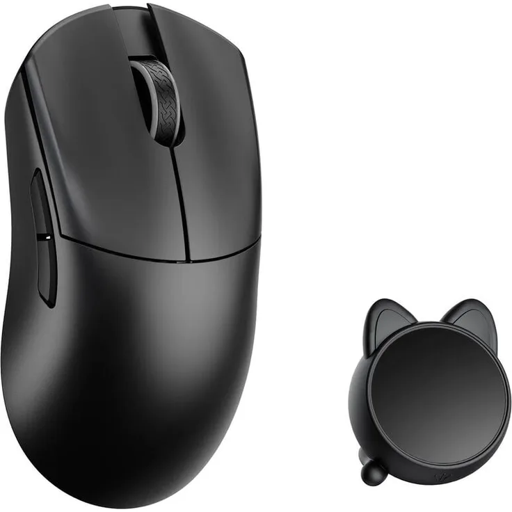 WLMouse WLMOUSE HUAN Gaming Maus, Wireless mit Omron Optical Switches, 8K Polling Rate, PAW3950HS Sensor, 48 g, schwarz
